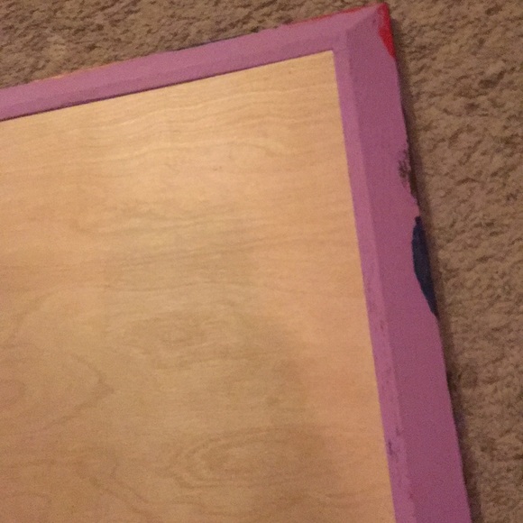 Dr Seuss inspired wooden frame acrylic painting - Picture 7 of 12